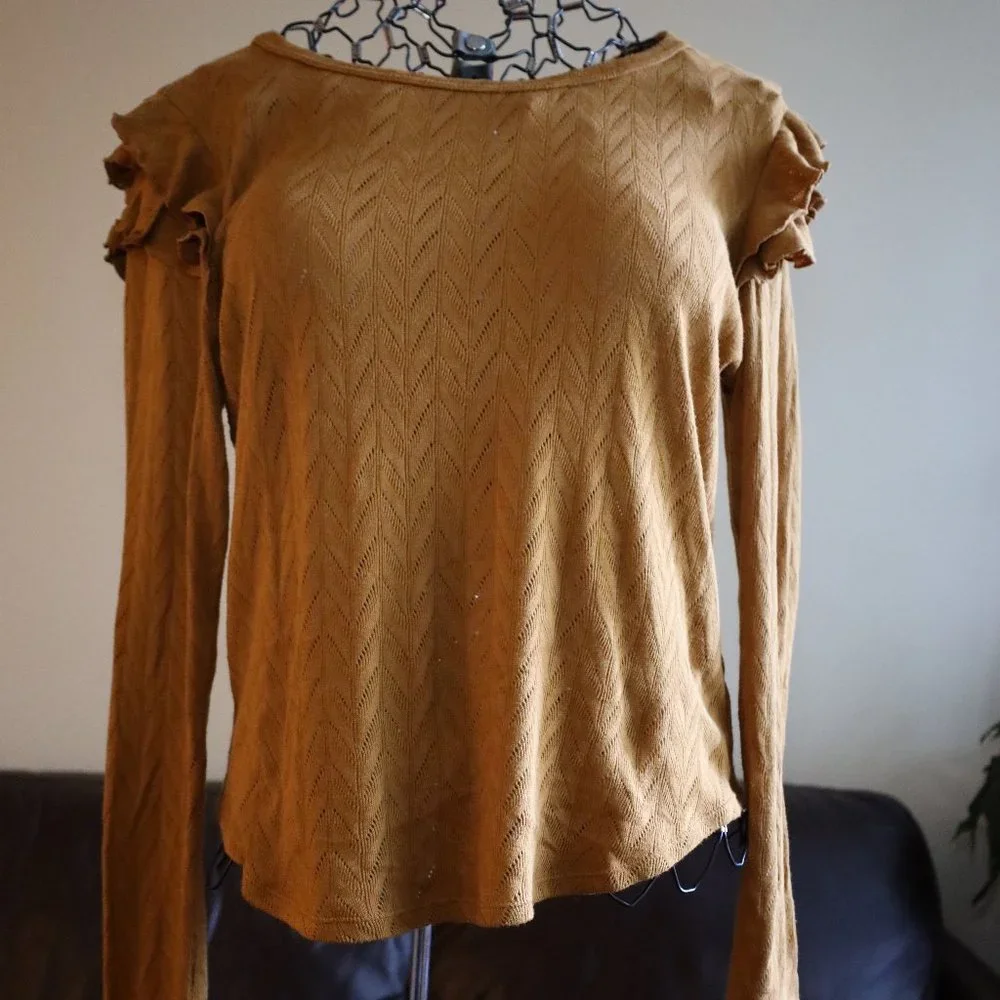 Free People Somerset Tee - Autumn Pearl - Size XL - Picture 3 of 3